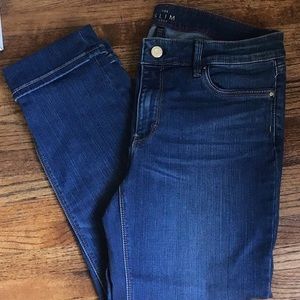 White House Black Market slim crop jeans size 8